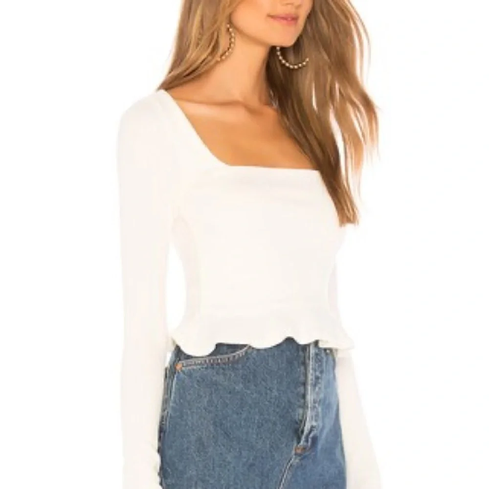 Superdown Priscilla Ribbed Top - Picture 3 of 6